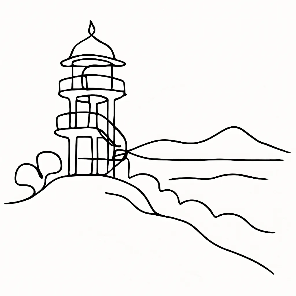 Kaokard Viewpoint Tower AI illustration