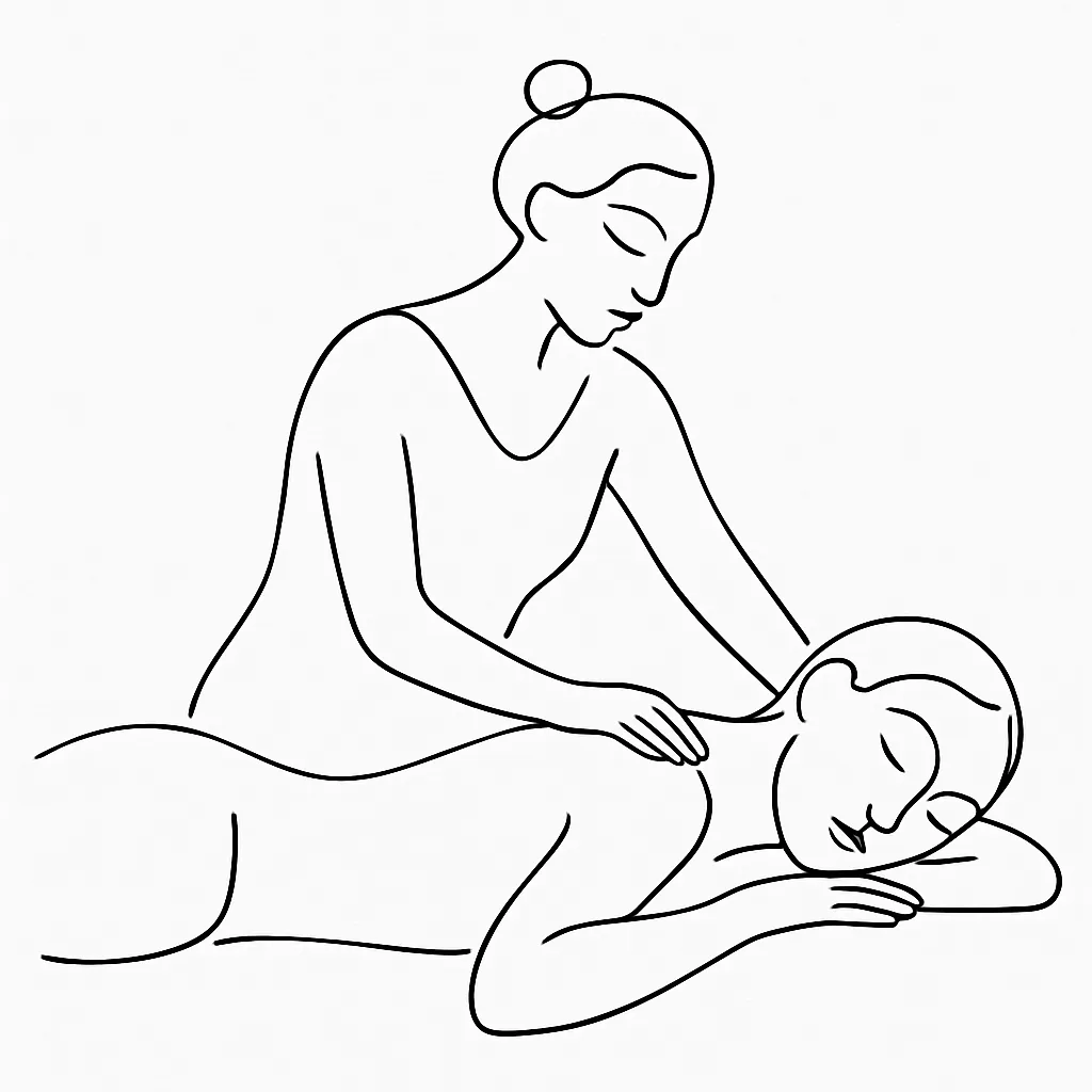 Anda massage and spa @SOI SURIN AI illustration