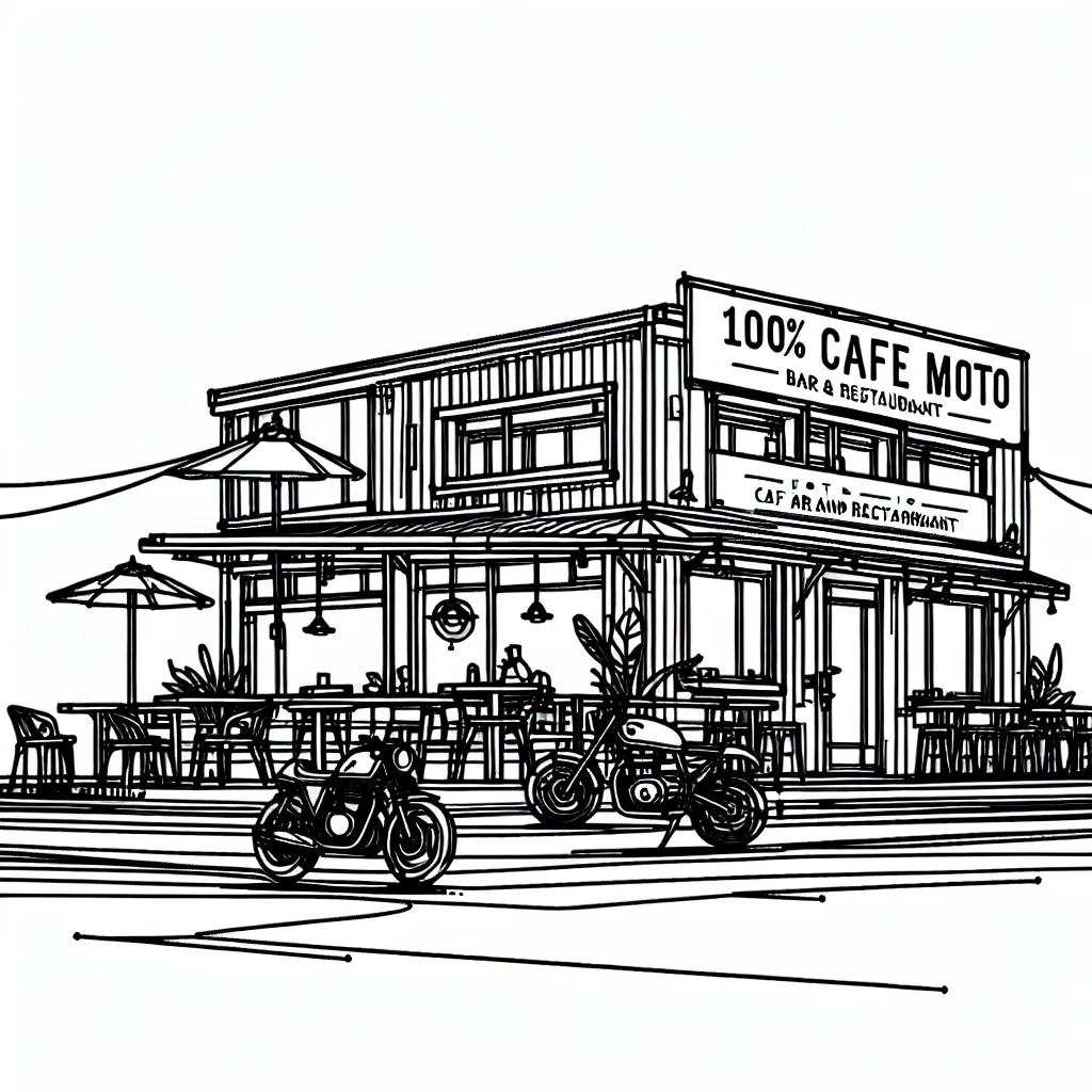 100% Cafe Moto Bar and Restaurant - Cafes - Puerto Princesa