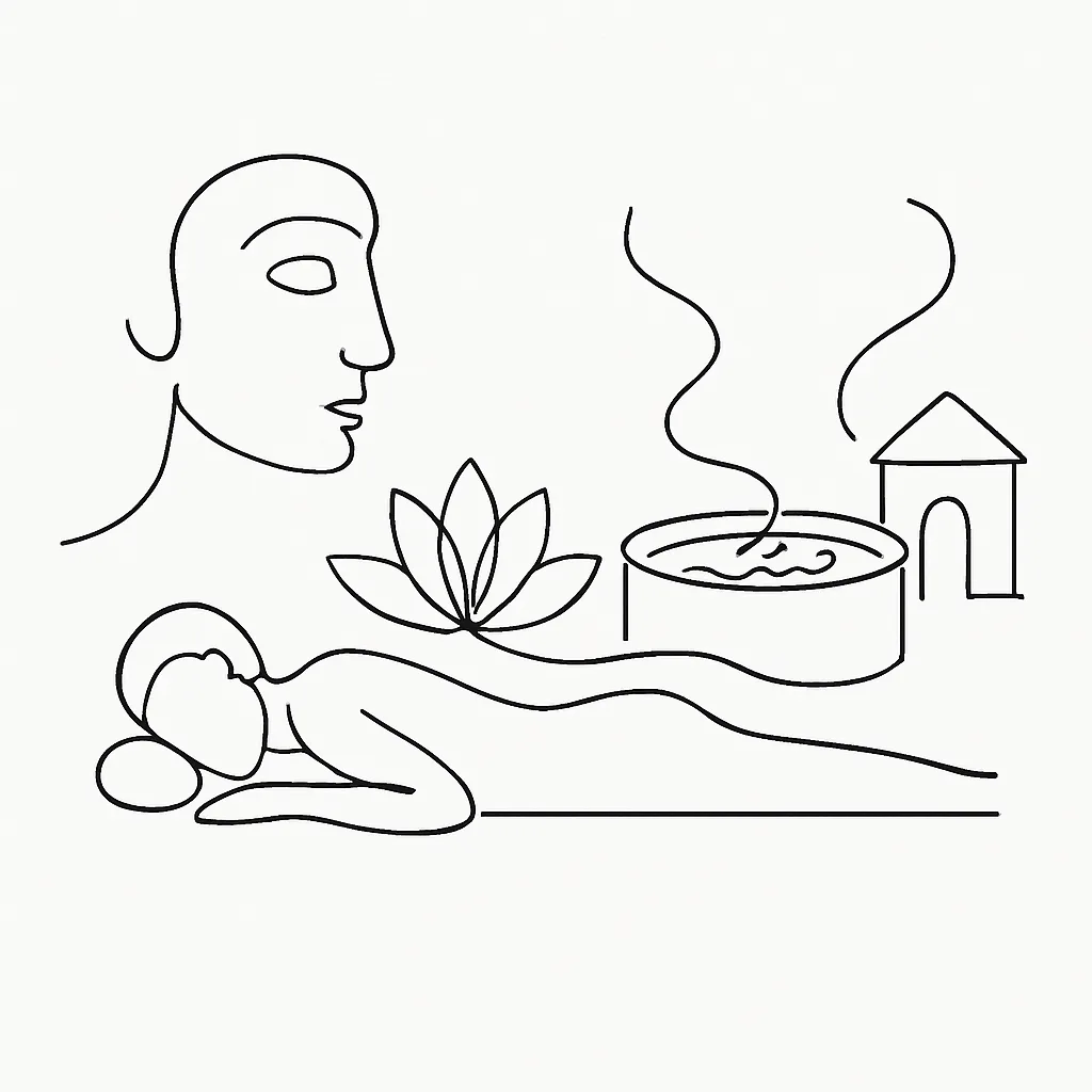 AUM Spa AI illustration