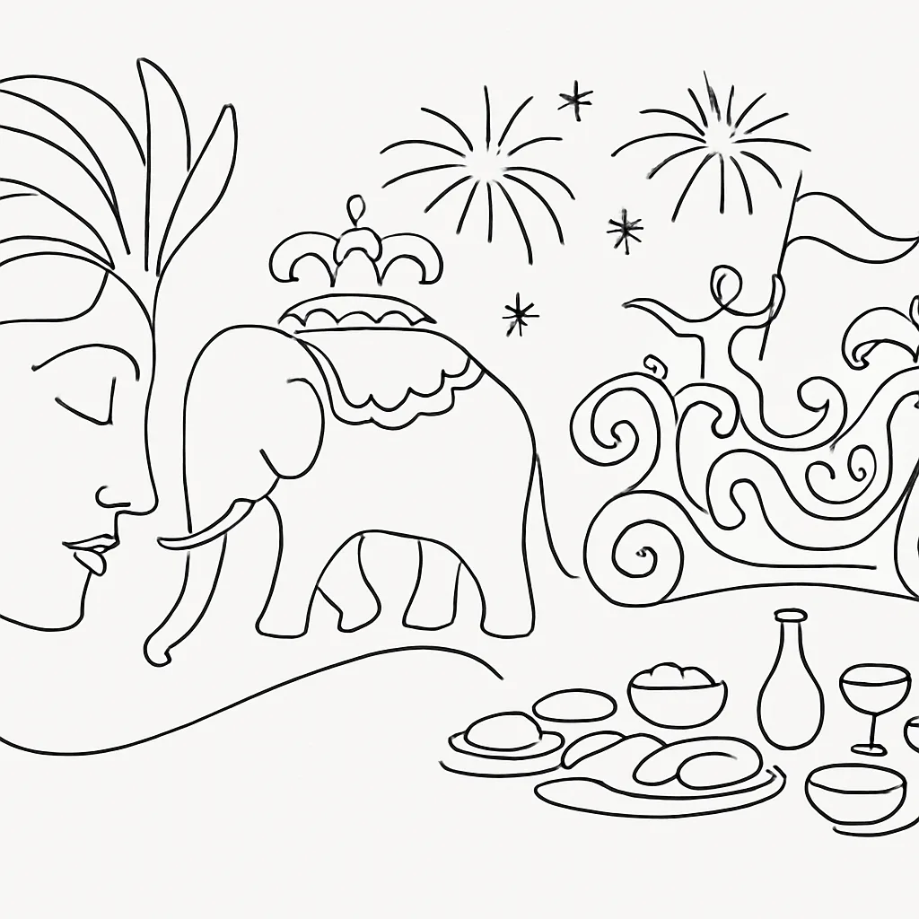Carnival Magic AI illustration