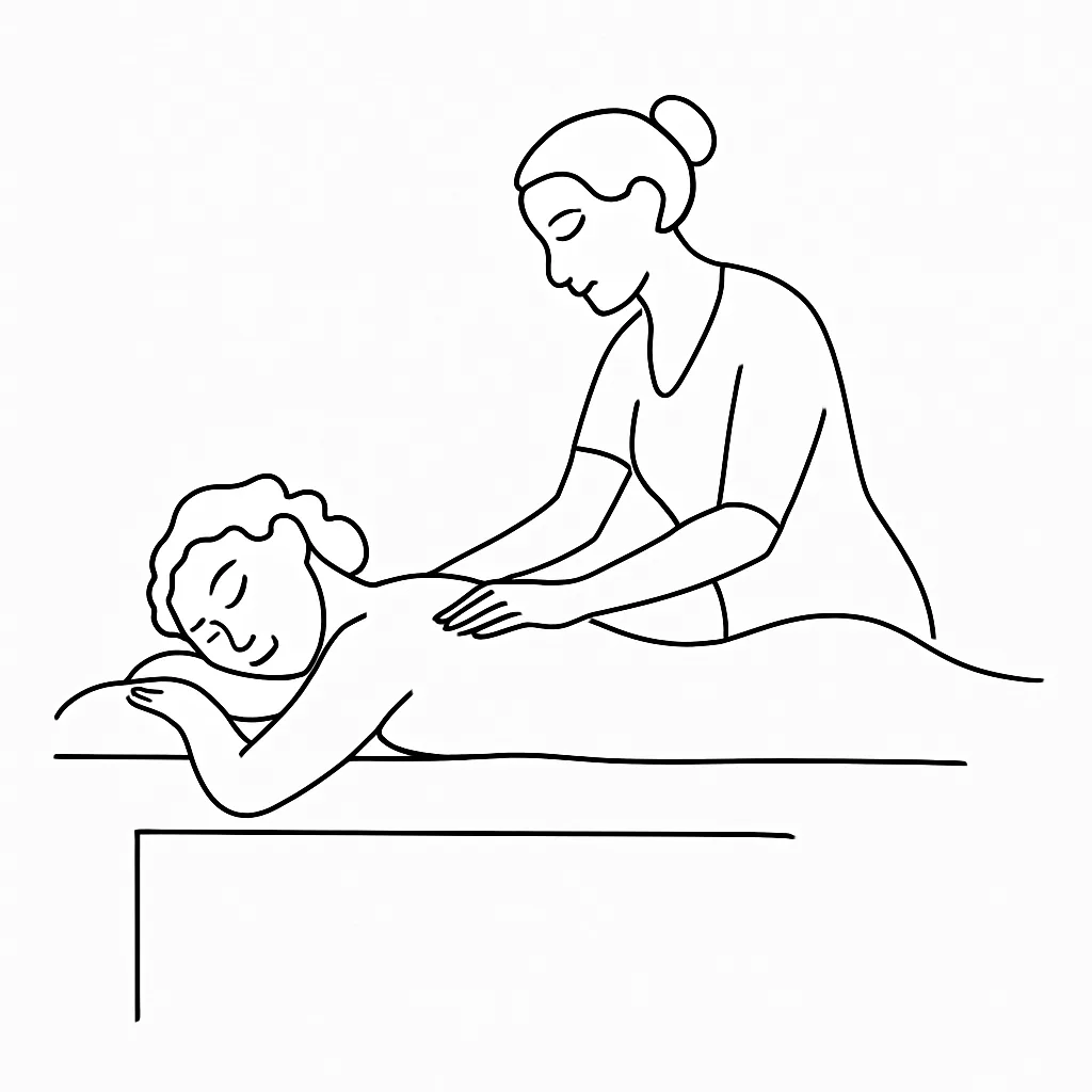 Paradise Massage AI illustration