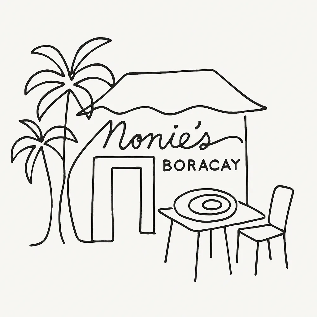 Nonie's Boracay AI illustration