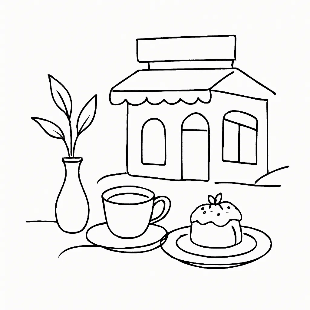 Sist.ers Cafe AI illustration