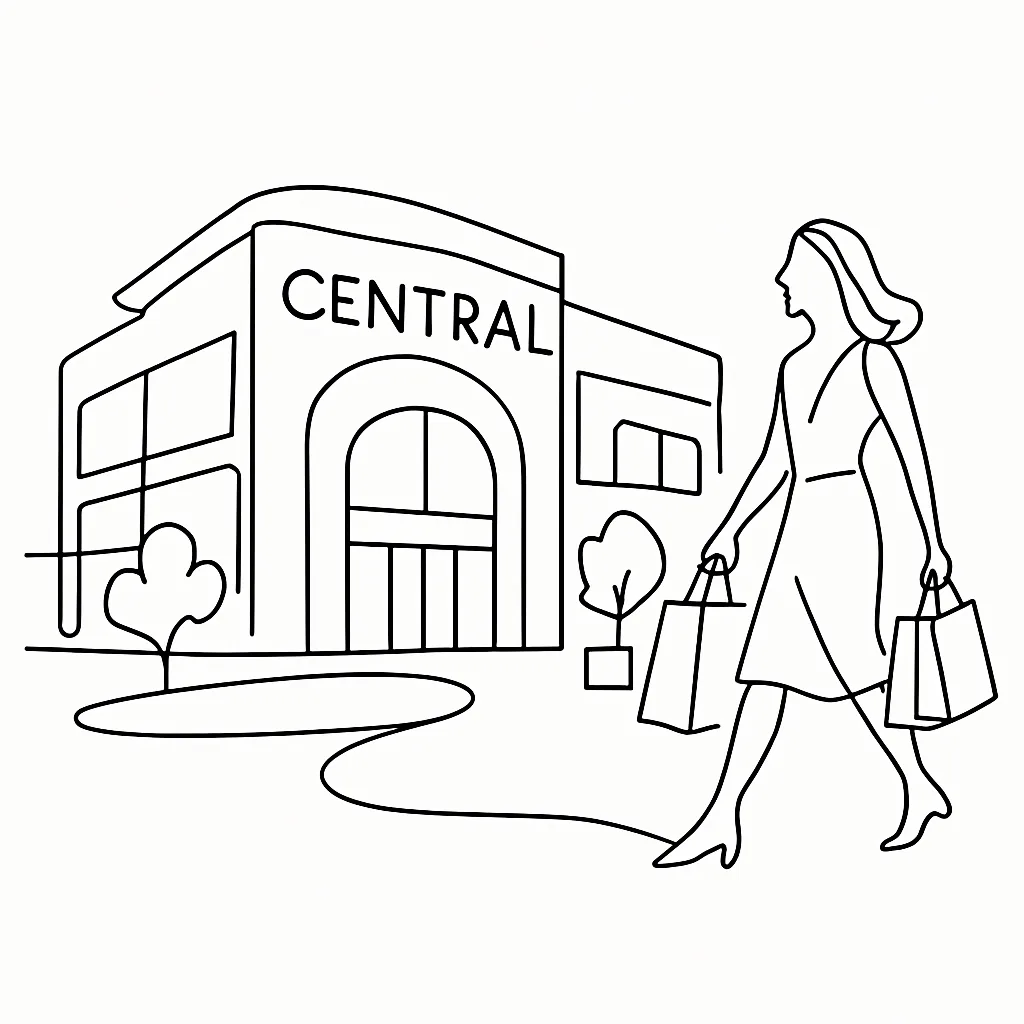 Central Patong AI illustration