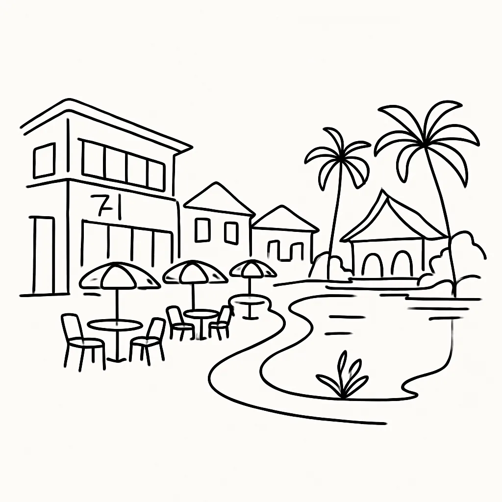 Karon Avenue AI illustration