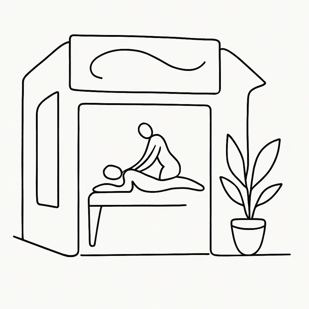 Hel-An Thai Massage And Spa - PLDT Smart Experience Hub Jones AI illustration