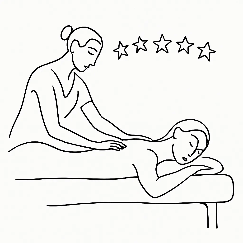 5 Star Massage & Beauty Salon AI illustration