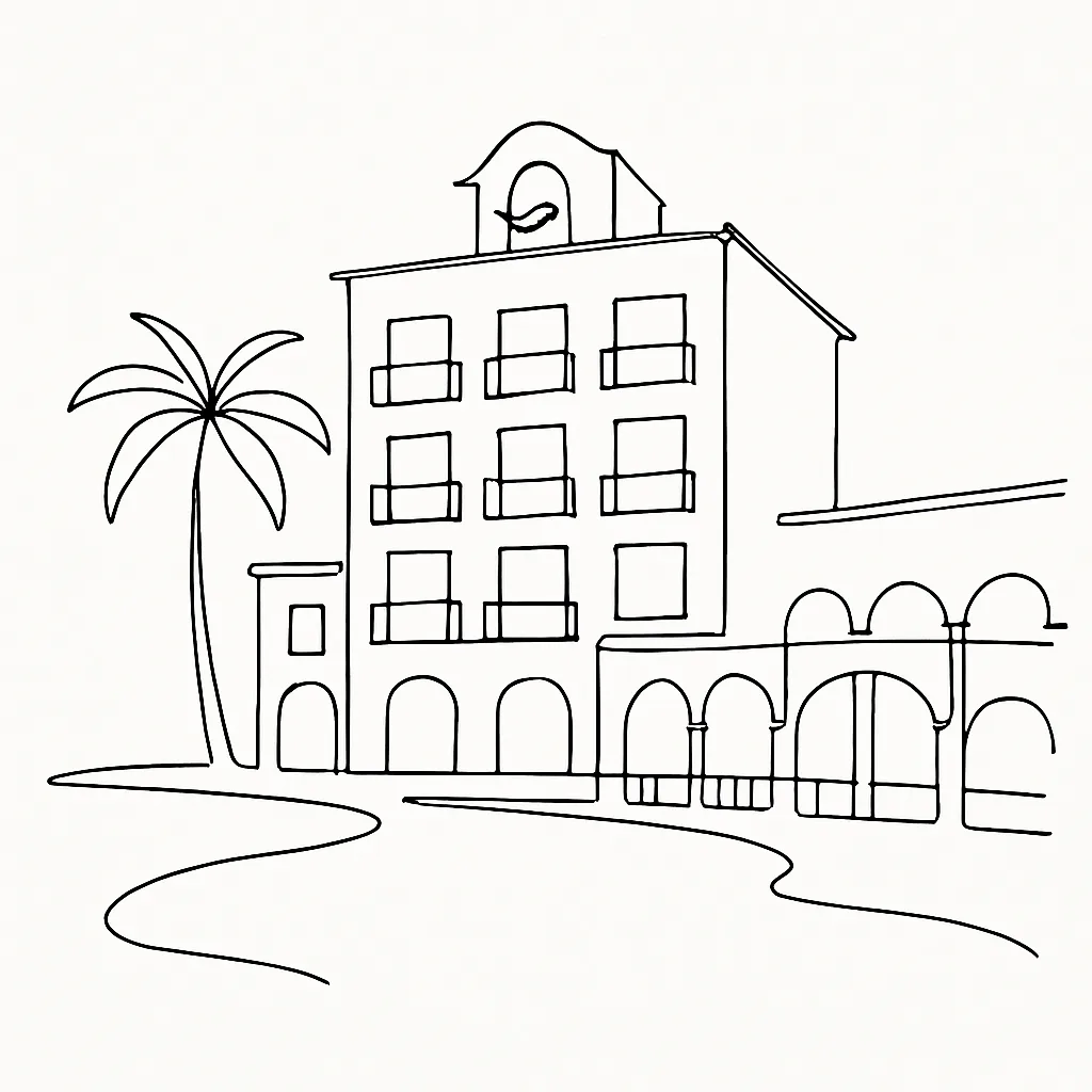 Mövenpick Cebu AI illustration