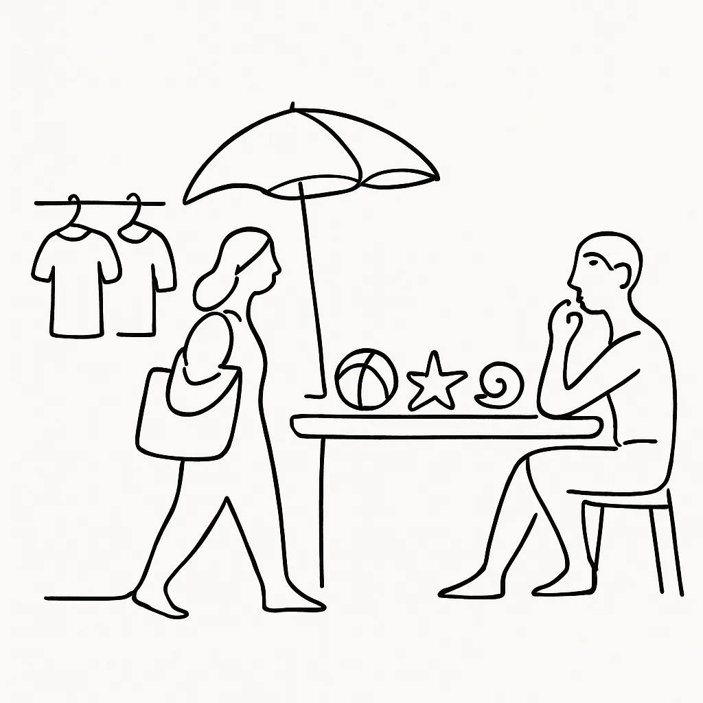 Karon Bazaar AI illustration