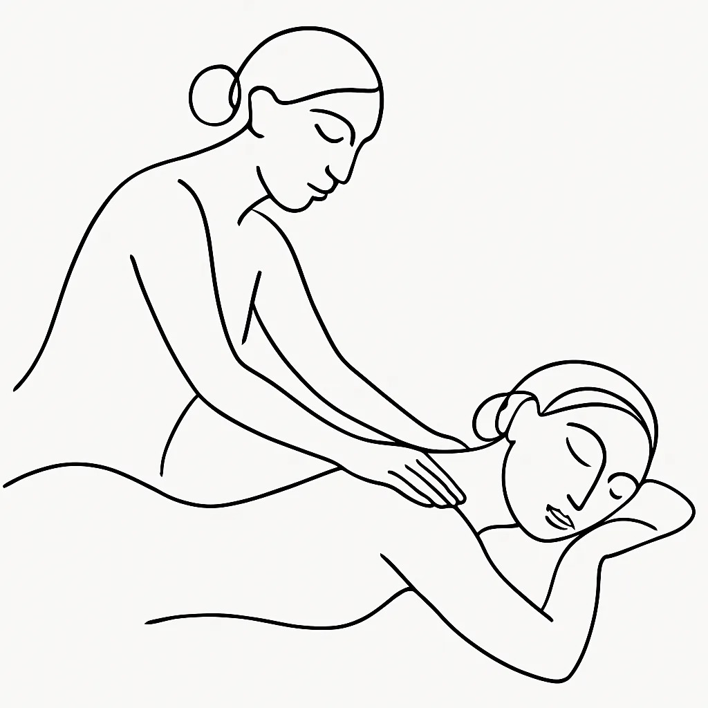Quintessence Spa Massage AI illustration