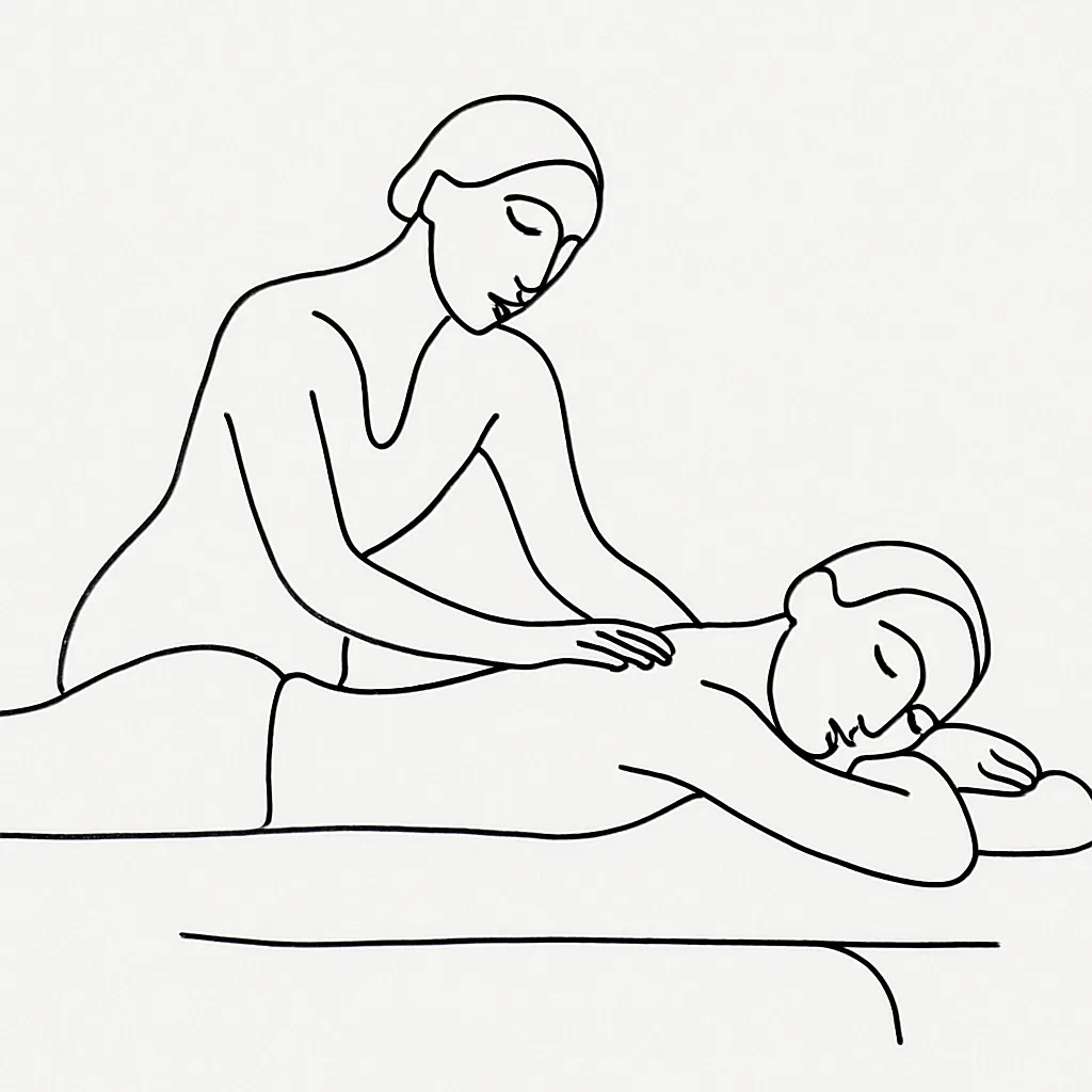 RSB WELLNESS MASSAGE AI illustration