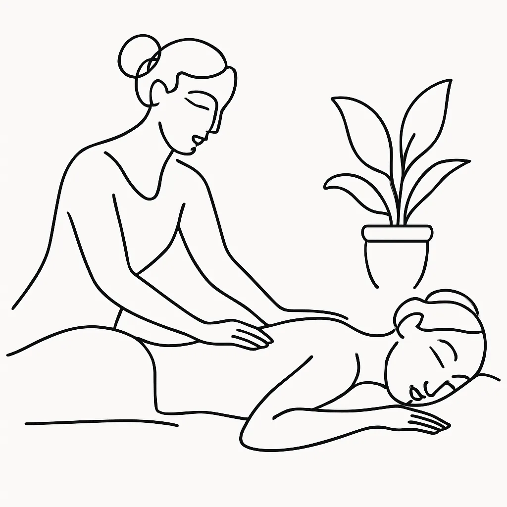 Lucelle's Massage and Spa AI illustration