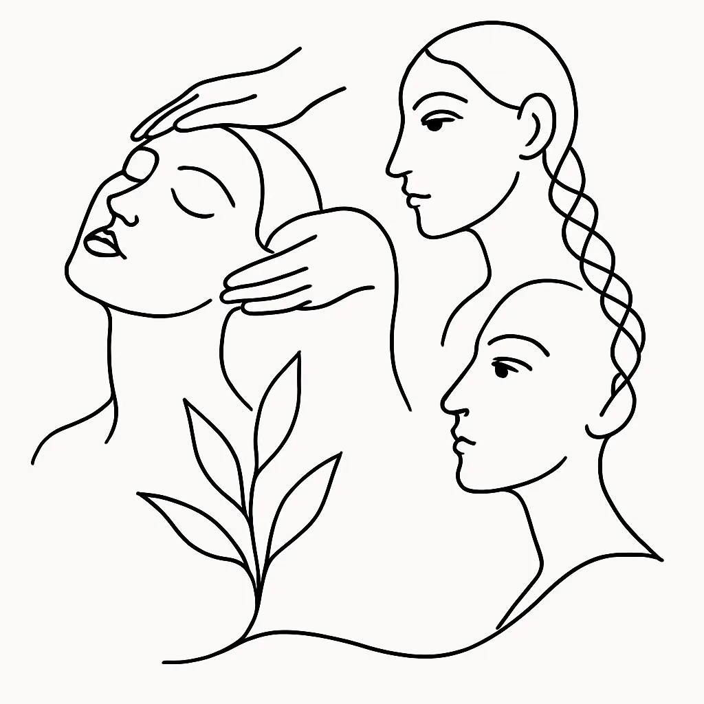 Ton Mai Se Thong Massage & Beauty Soi Sansabai AI illustration