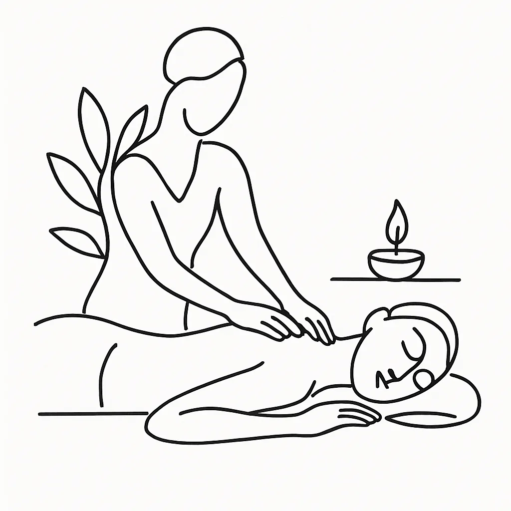 Sensa Massage and Spa - Holiday Suites Branch AI illustration