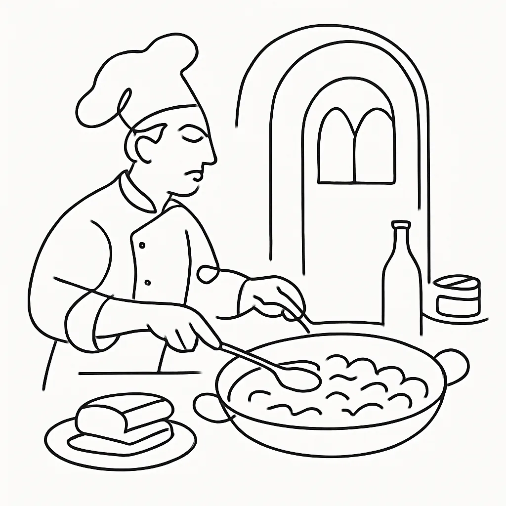 Dos Mestizos Restaurant AI illustration