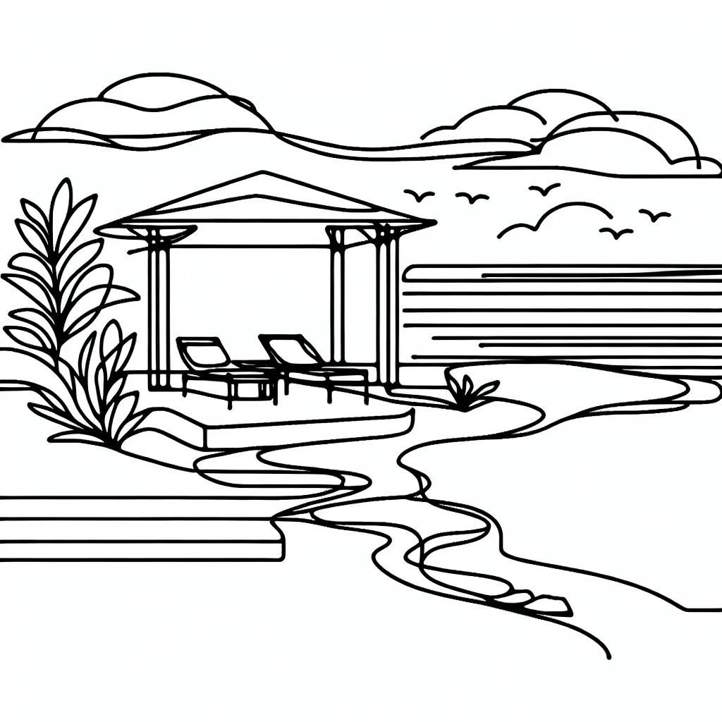 Vi Spa Boracay kakao talk id : VISPABORACAY AI illustration