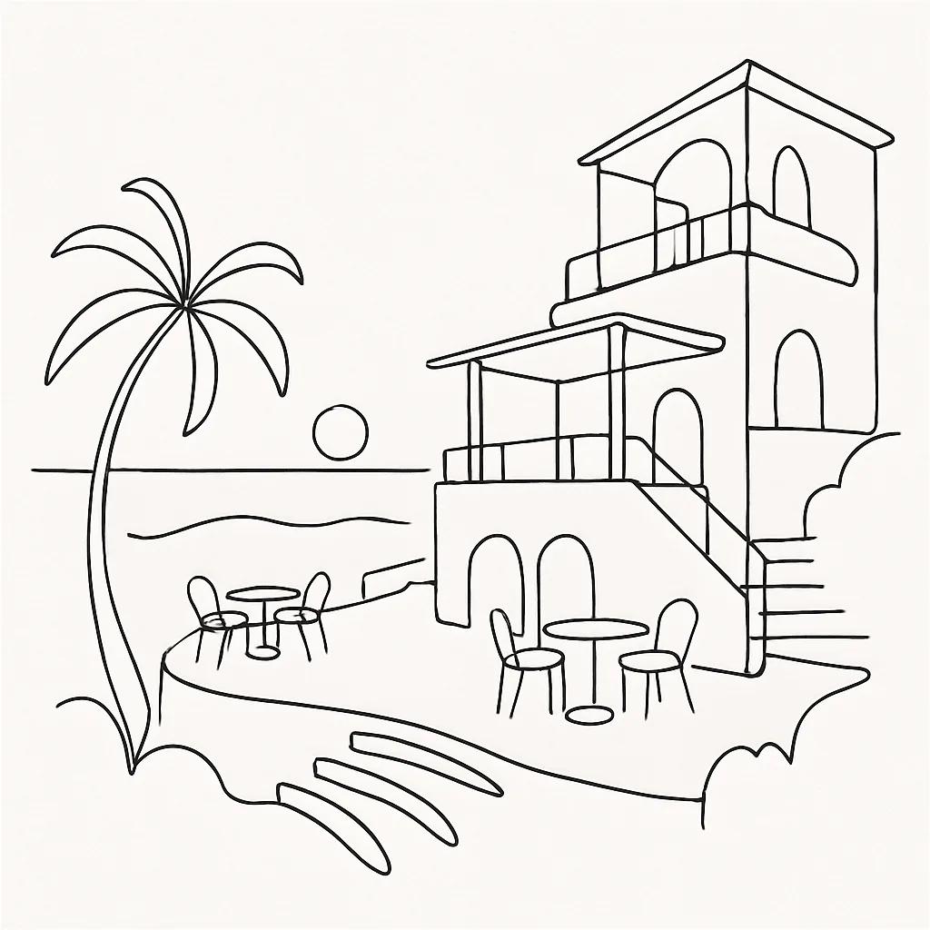 Casa Boho Phuket - Hyatt Regency Phuket Resort AI illustration