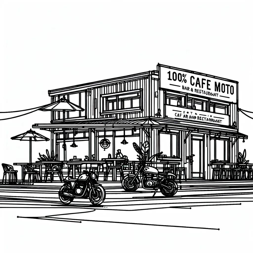 100% Cafe Moto Bar and Restaurant - Cafes - Puerto Princesa