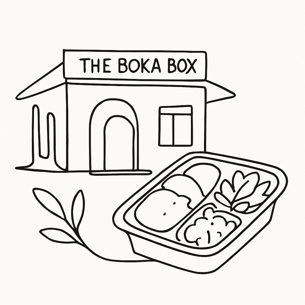 The Boka Box AI illustration