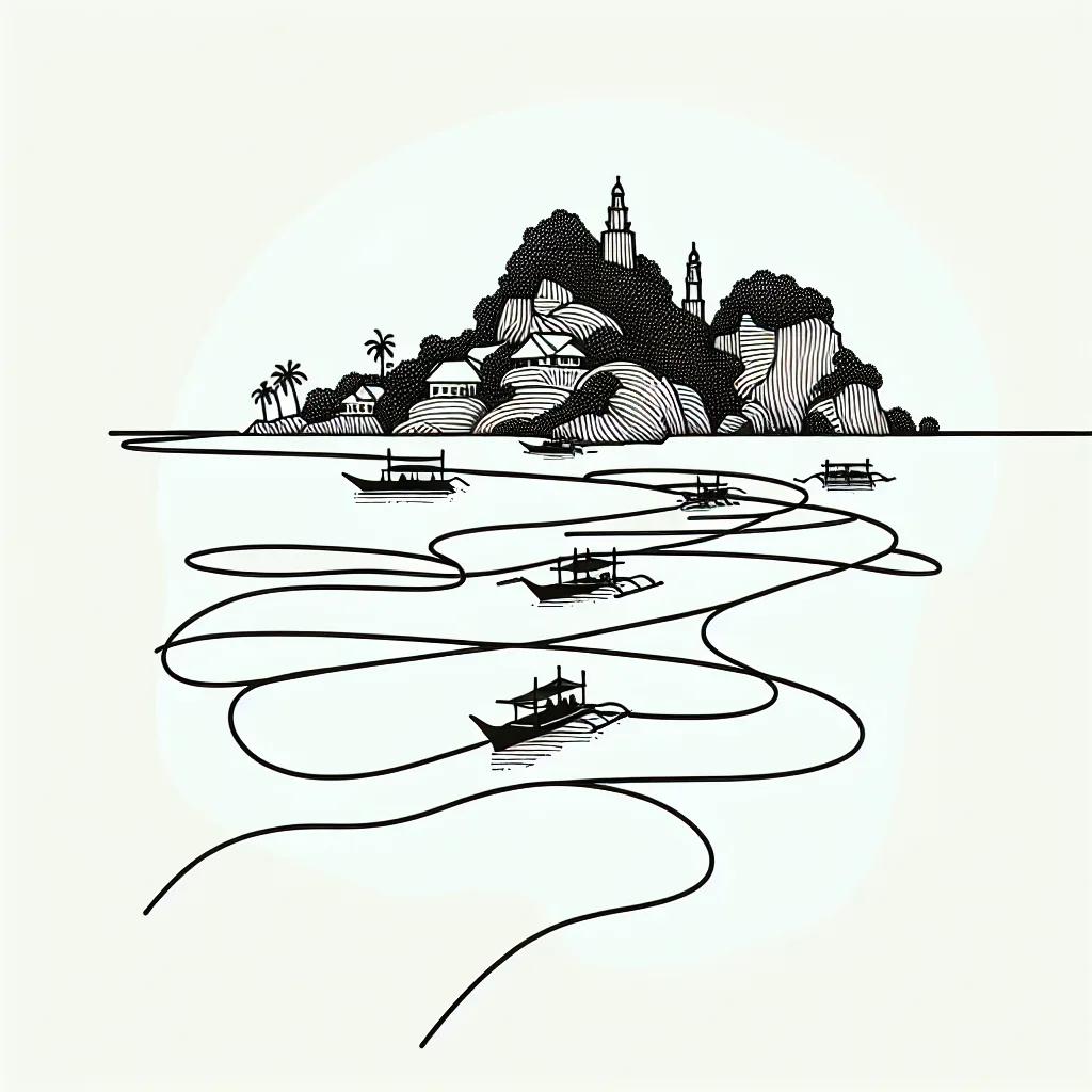 El Nido Tours Sea Quest - Island Hopping and Expeditions to Coron AI illustration