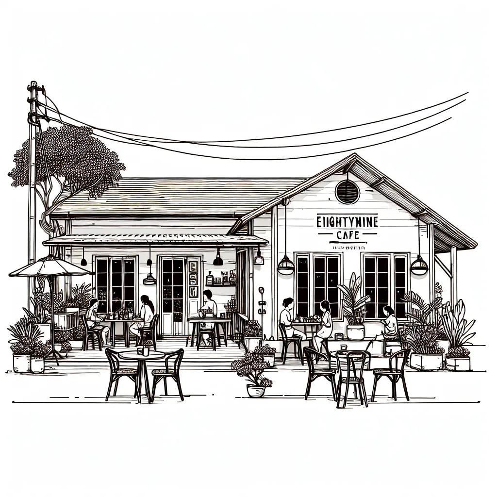 Eightynine Cafe AI illustration