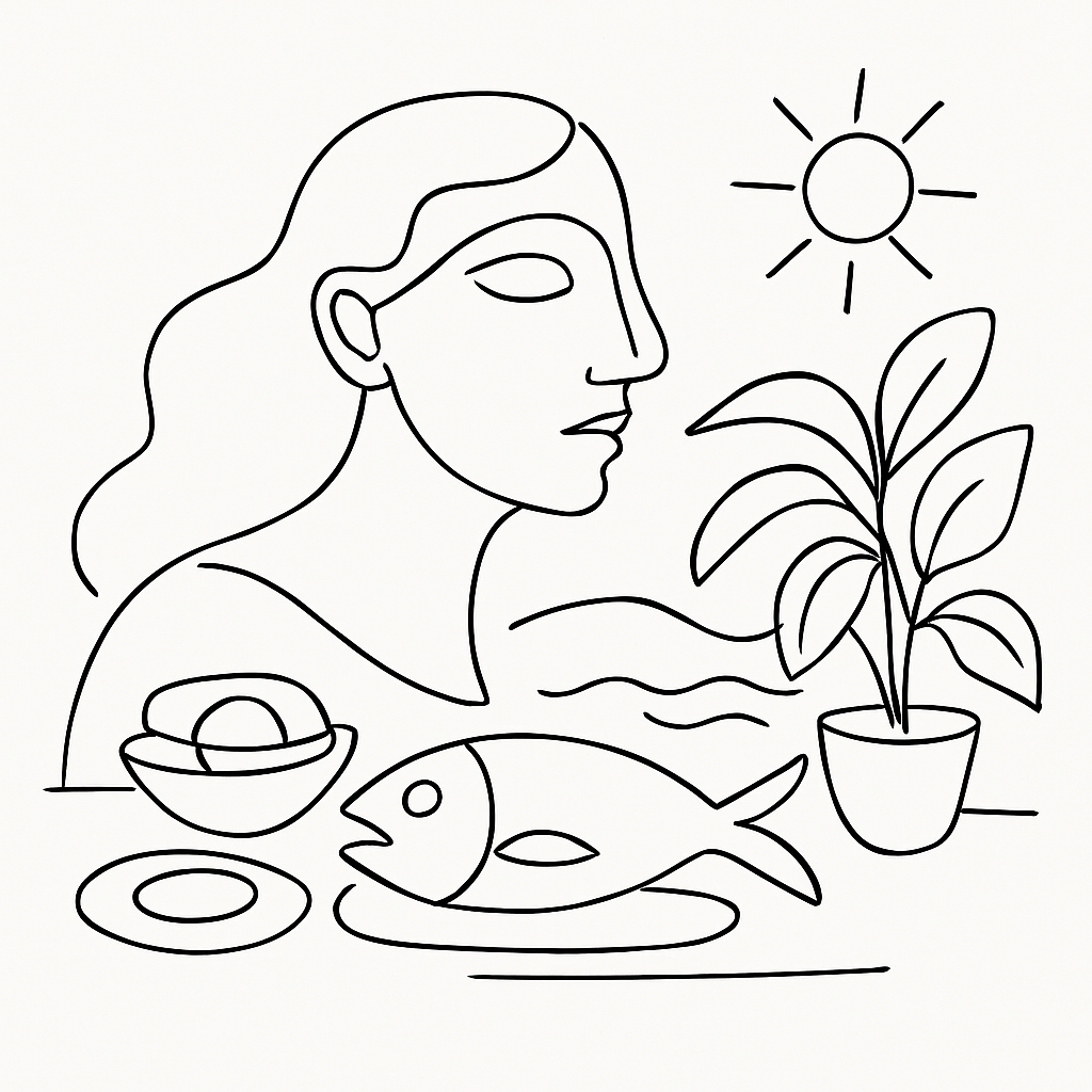 Nana's Cafe AI illustration