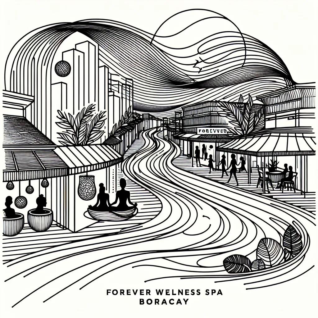 Forever Wellness Spa Boracay AI illustration
