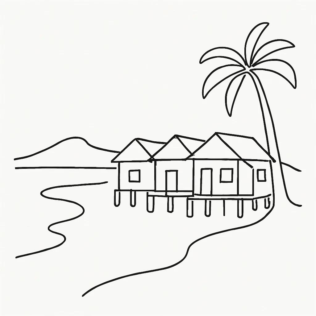 Ocam Ocam Mission Inn : Ocam Ocam Ocean-View Cottages - Hotels - Busuanga