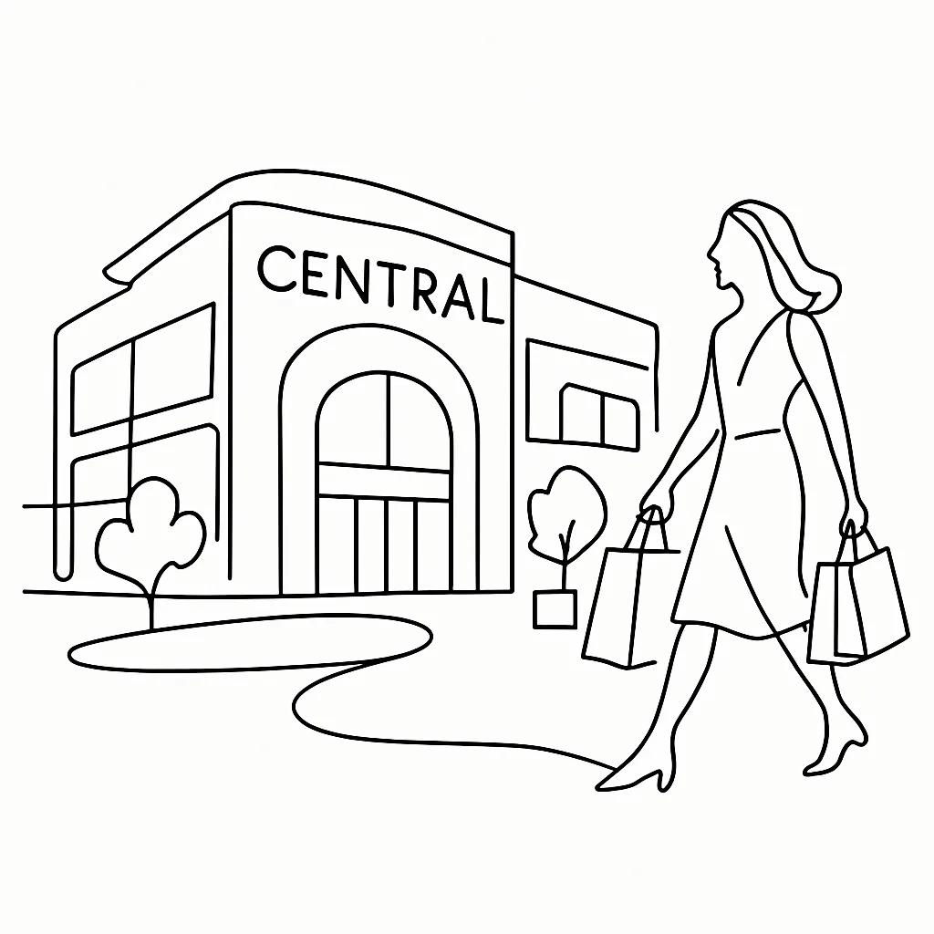 Central Patong AI illustration