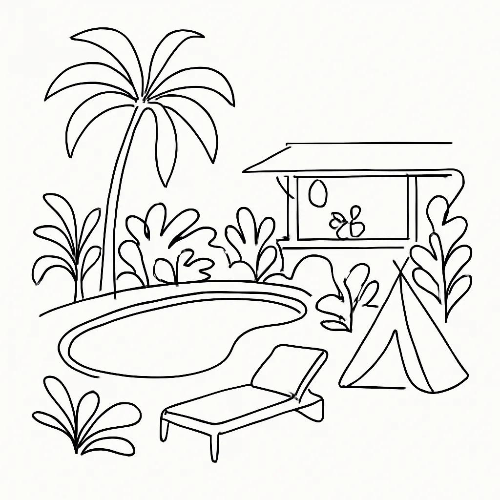 Folk Pool & Gardens - Cafes - Ubud