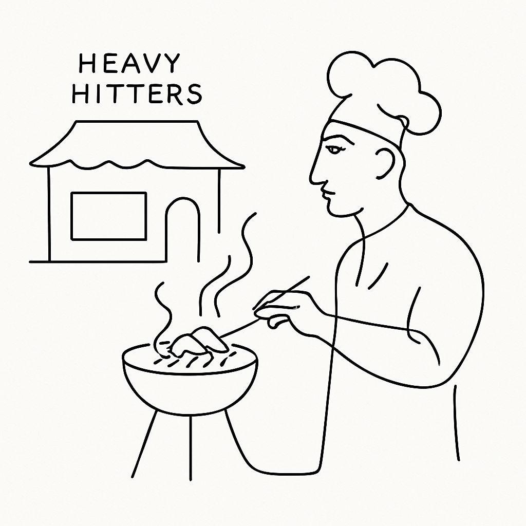 Heavy Hitters AI illustration