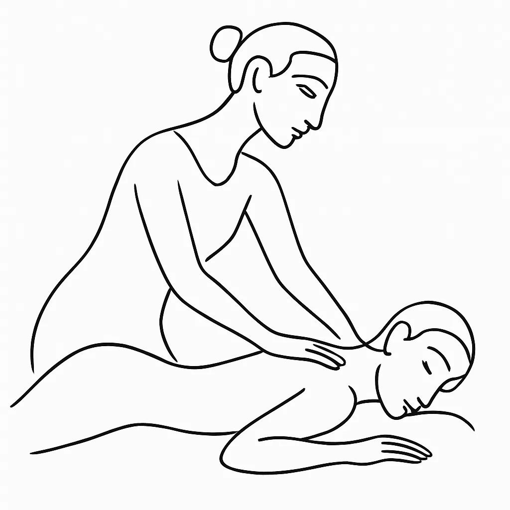 Marisa Massage AI illustration