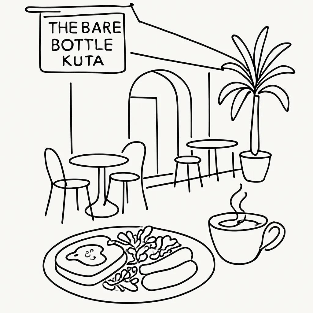 The Bare Bottle Kuta - Cafes - Kuta