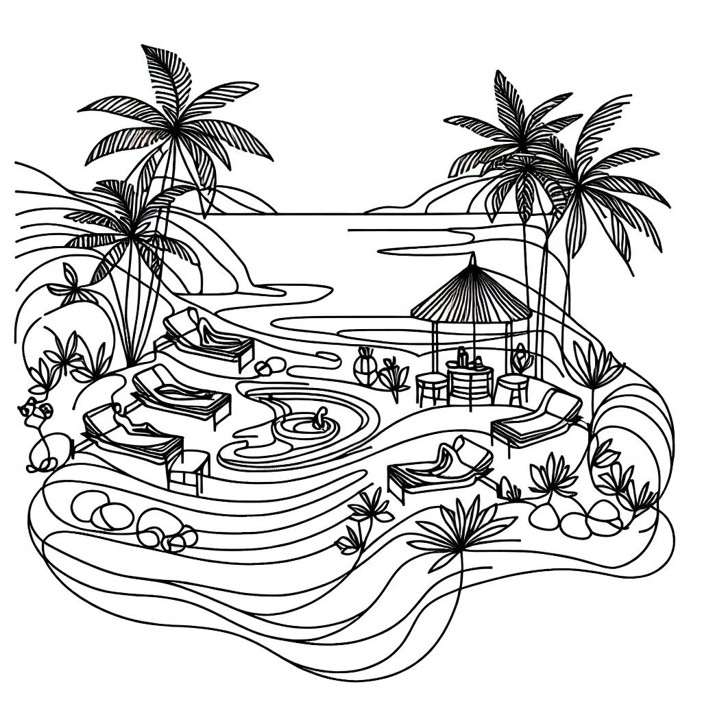 Danaru Spa Boracay AI illustration