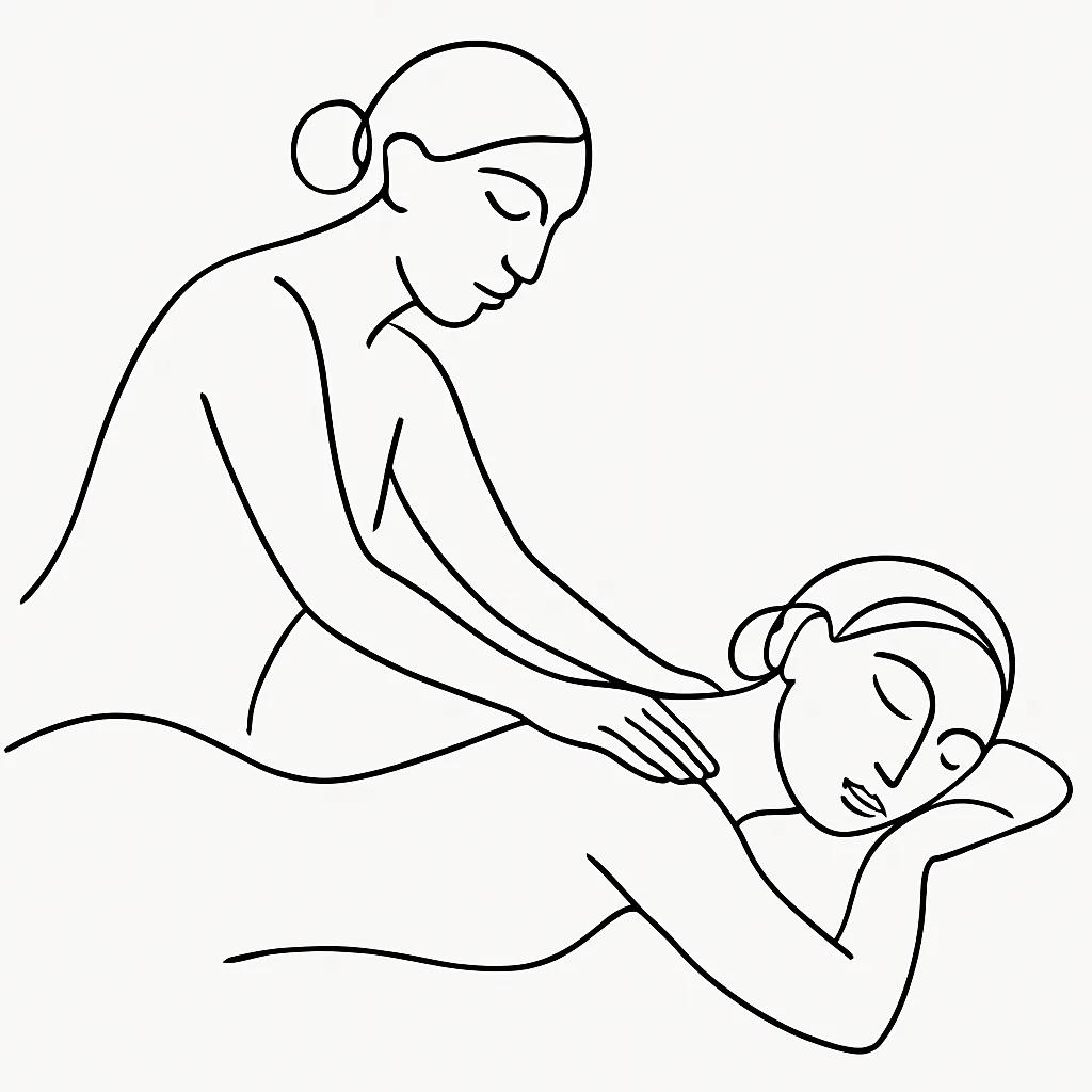 Quintessence Spa Massage AI illustration
