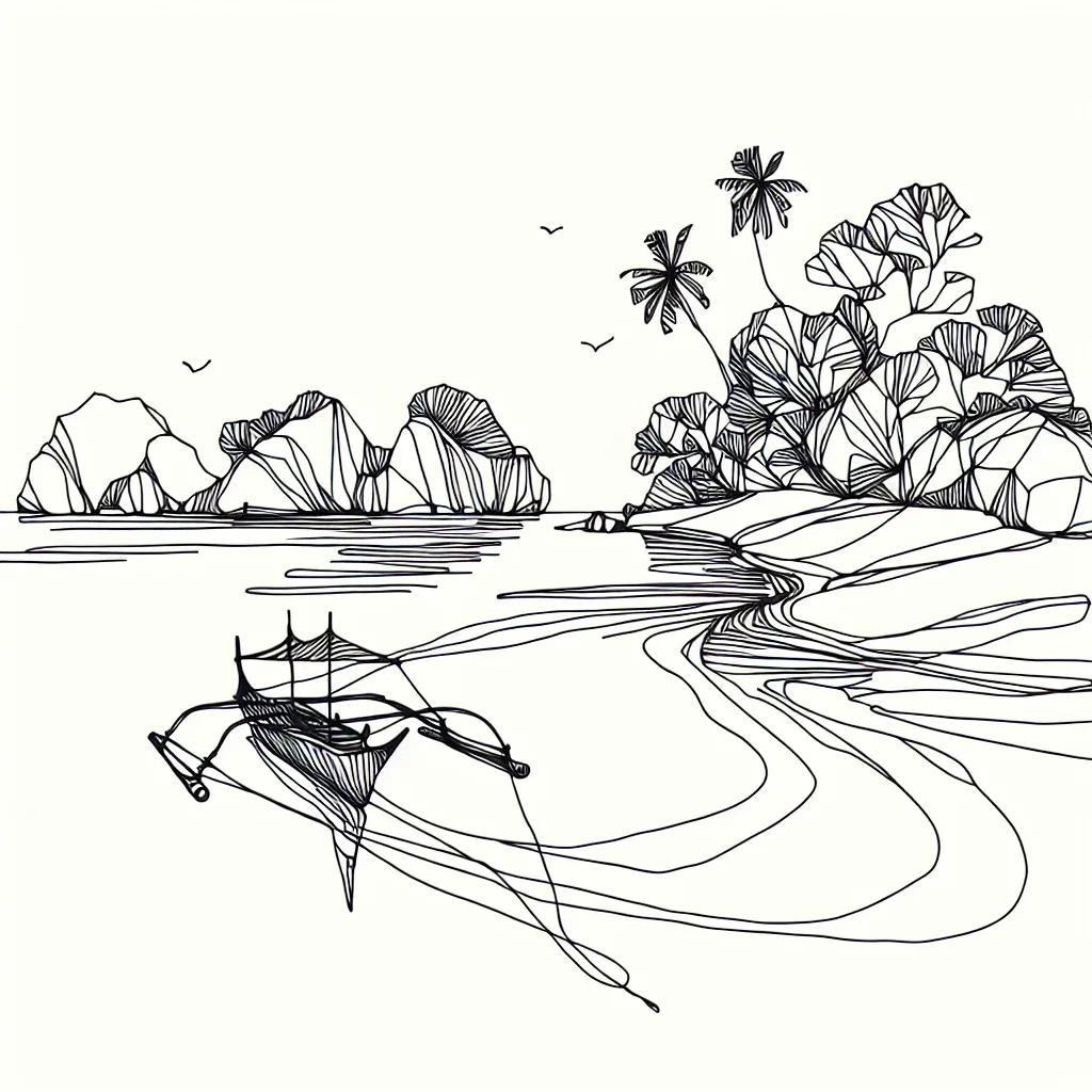 Nativ' Exploration Palawan AI illustration