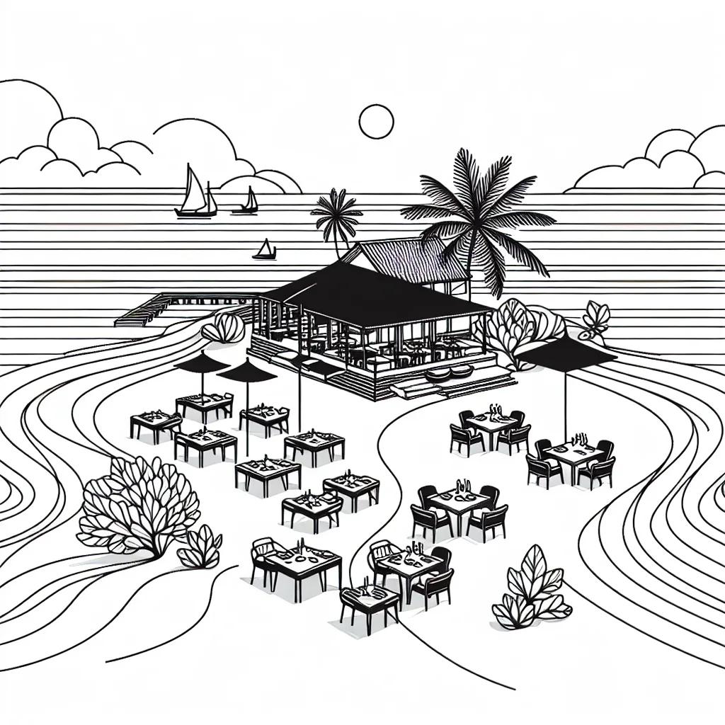 Sea Salt Restaurant - Henann Prime Beach Resor AI illustration