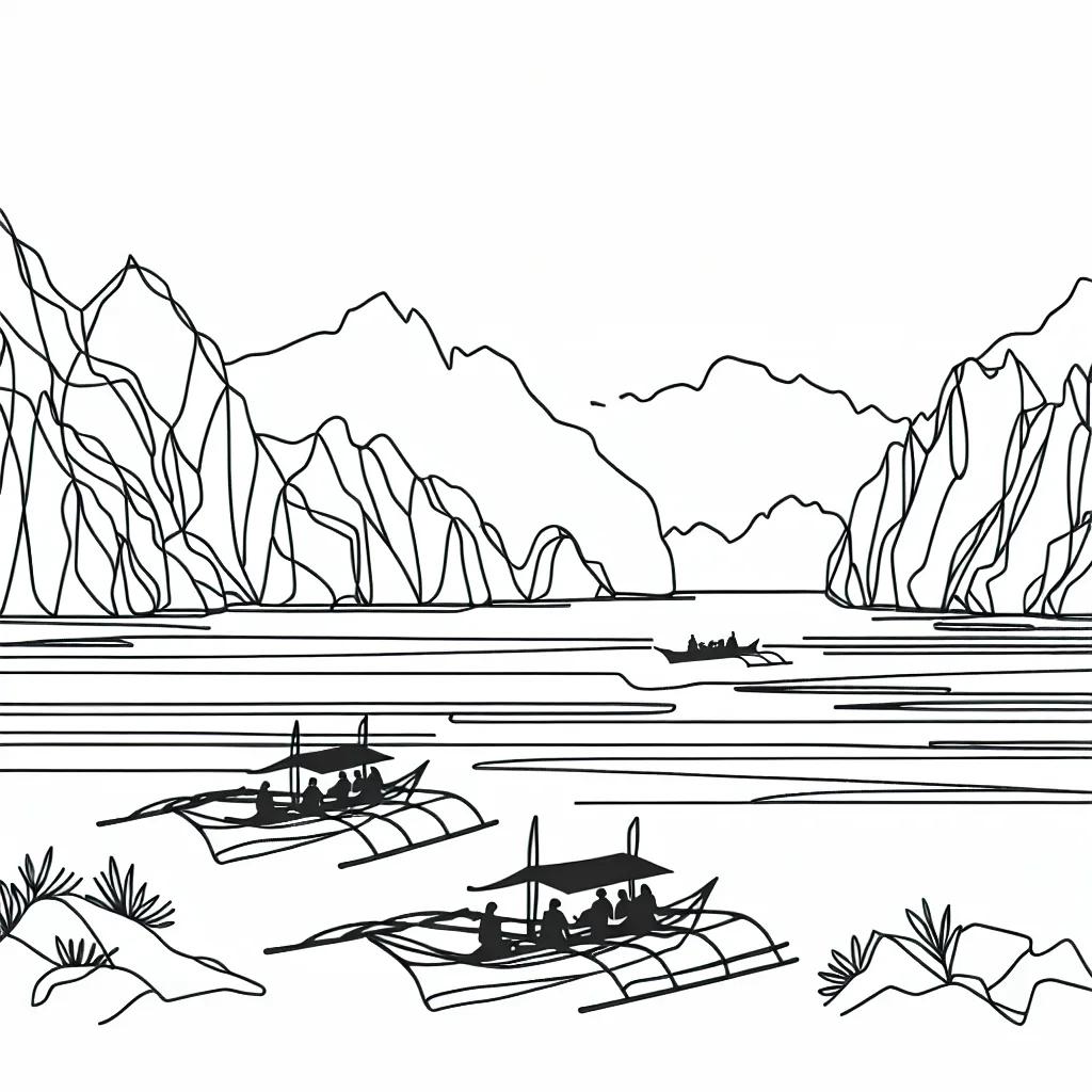 Buhay Isla Ecotour - El Nido AI illustration