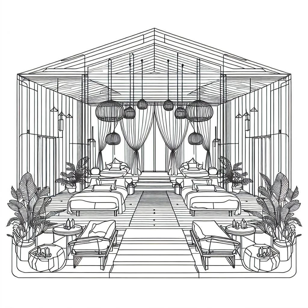 Healing Spa AI illustration