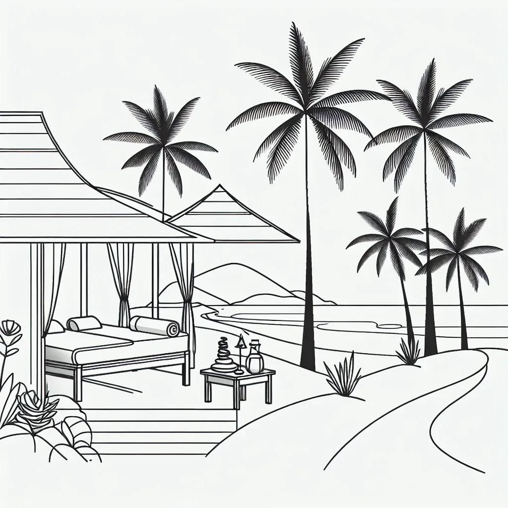 Hyu Spa Boracay AI illustration