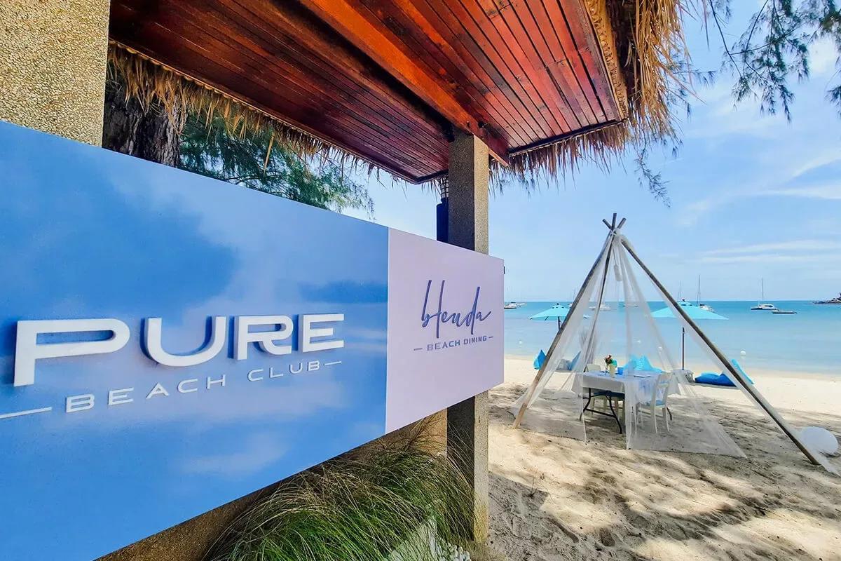 Pure Beach Club - Choeng Mon Beach